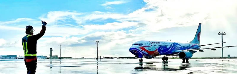 在停航43个月后，那霸-北京的定期航班于9月28日复航